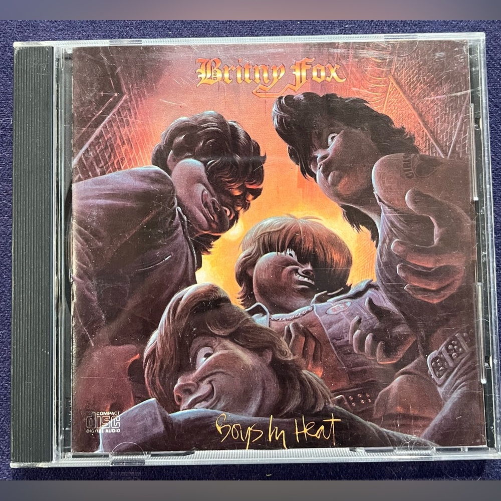 Britny Fox – Boys In Heat CD 1989 CBS Records. Columbia. Rock Hard Rock Music CD